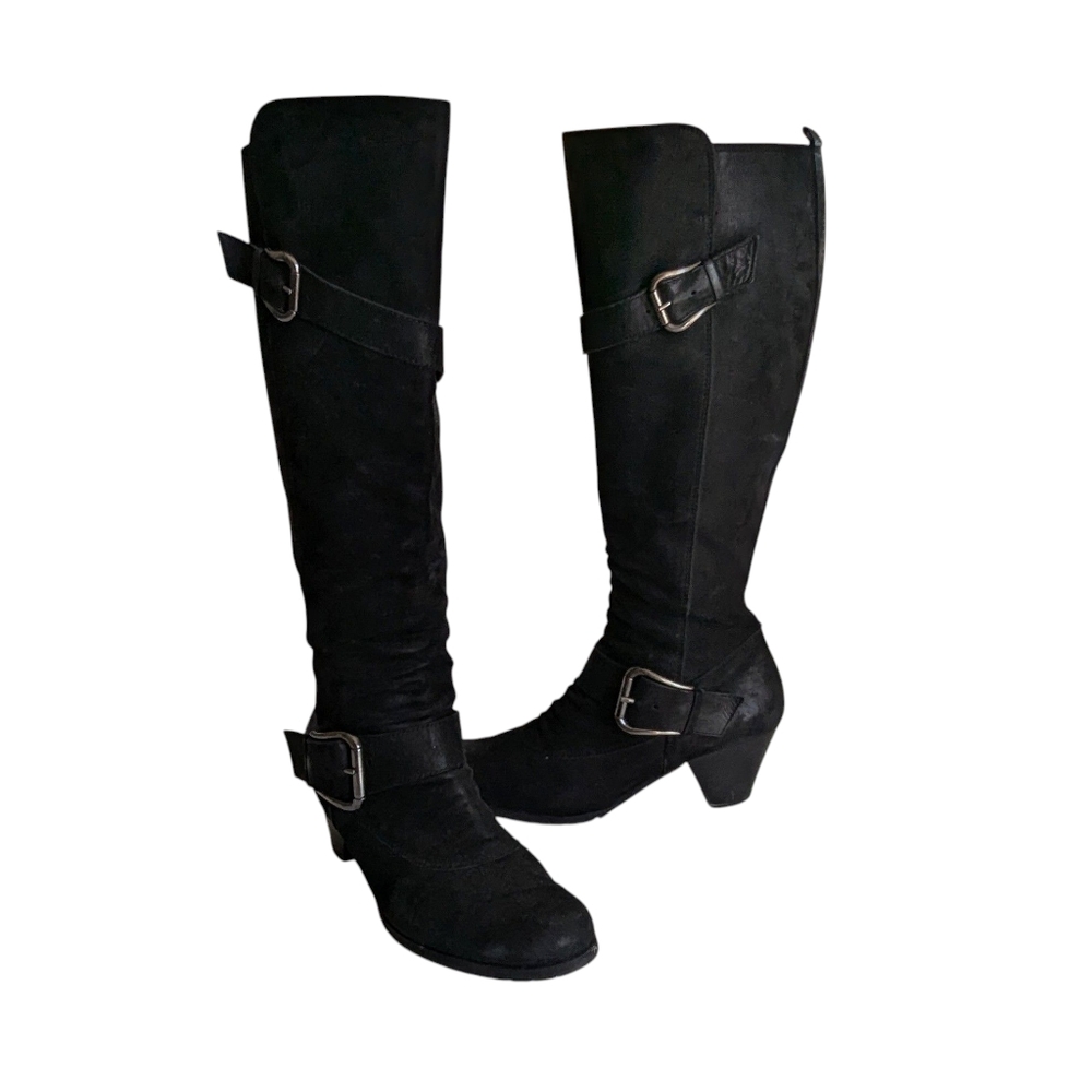 Paul Green Kimberly Tall Suede Boots Size 8.5
